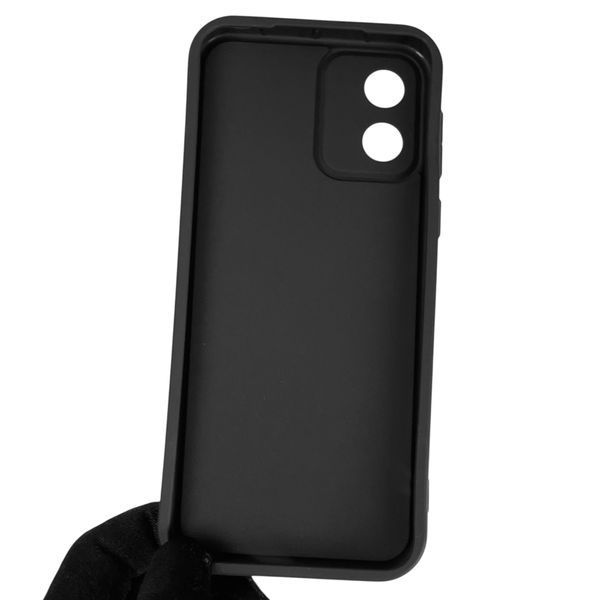 Чохол силіконовий оригінальний Soft Touch з 3D принтом кумедний тед ведмідик для Motorola Moto E13 (PAXT0034) чорний (Повний захист камери) 0048417 фото