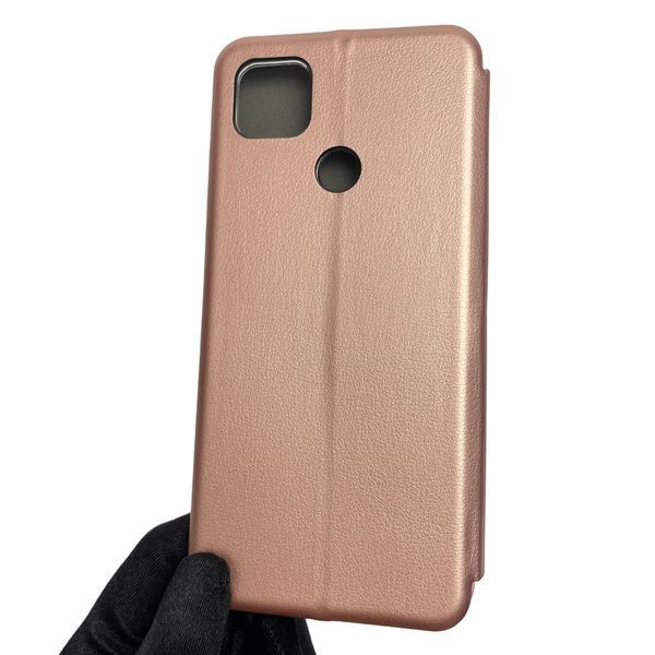 Чехол-книжка для Xiaomi Redmi 9C с подставкой на сяоми редми 9С розовое золото 0002085 фото
