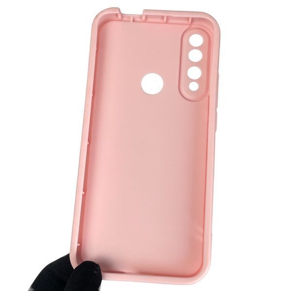 Чохол силіконовий Soft Touch з 3D принтом милий ведмедик для Huawei P Smart Z рожевий (Повний захист камери) 0044727 фото