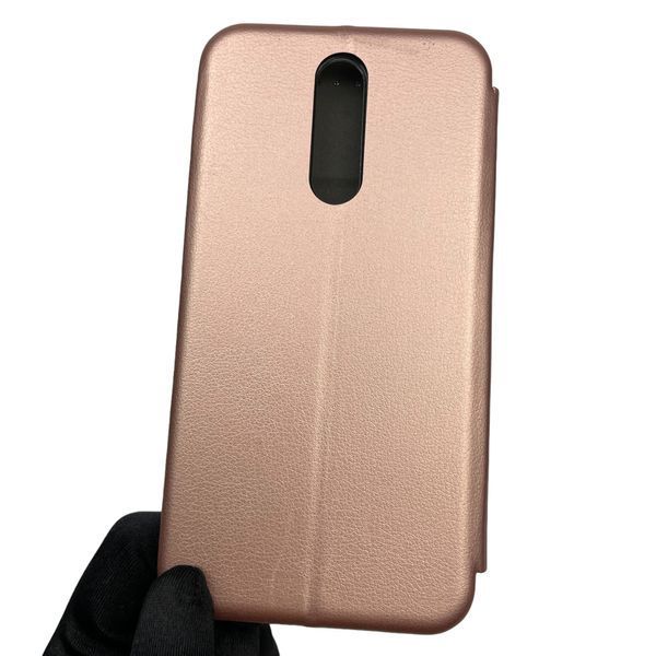 Чехол-книжка для Xiaomi Redmi 8a с подставкой на сяоми редми 8а розовое золото 0002020 фото