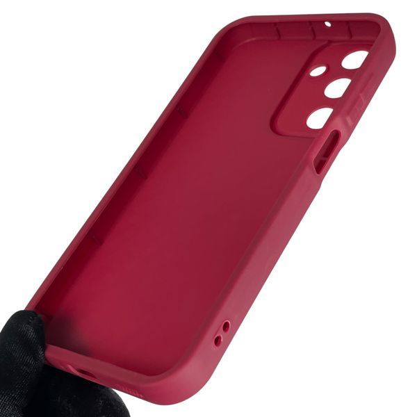 Чехол силиконовый Soft Touch с 3D принтом мема сибу для Samsung Galaxy A25 5G (SM-A256B) бордовый (Полная защита камеры) 0048091 фото