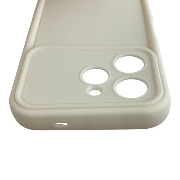 Чохол силіконовий Soft Touch для Tecno Spark 40 (KM5n) молочний (Повний захист камери) 0054440 фото