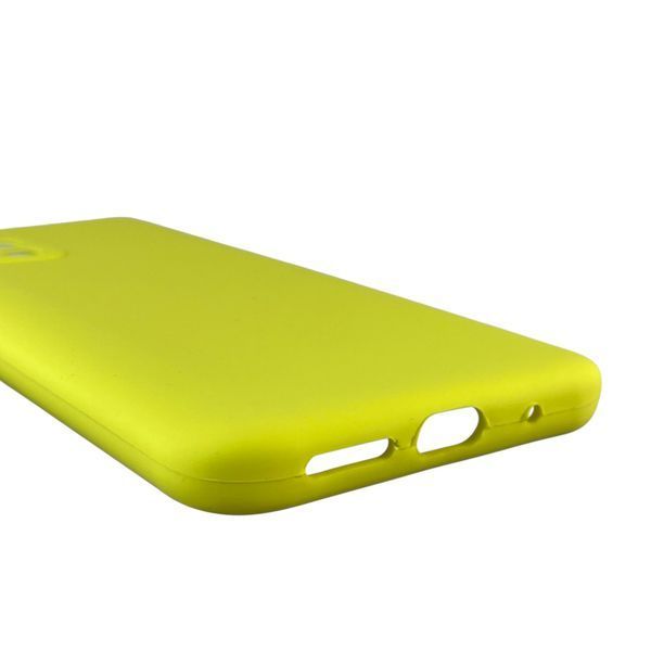 Чехол для Xiaomi Redmi 10 (4G) силиконовый с микрофиброй нескользящий на сяоми редми 10 4г желтый 0032543 фото