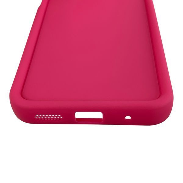 Чохол силіконовий Soft Touch для Motorola G24 малиновий (Повний захист камери) 0054384 фото