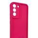 Чохол силіконовий Soft Touch для Samsung Galaxy S22 малиновий (Повний захист камери) 0054052 фото 3
