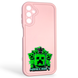 Чехол силиконовый Soft Touch с 3D принтом Майнкрафт для Samsung Galaxy A14 4G (SM-A145F) розовый (Полная защита камеры) 0041155 фото 1