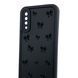 Чехол силиконовый Soft Touch с 3D принтом для Samsung Galaxy A70 черный (Полная защита камеры) 0057644 фото 4