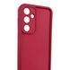 Чехол силиконовый Soft Touch для Samsung Galaxy S24 FE бордовый (Полная защита камеры) 0054097 фото 3
