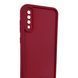 Чехол силиконовый Soft Touch для Samsung Galaxy A70 бордовый (Полная защита камеры) 0054002 фото 3
