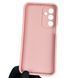 Чохол силіконовий оригінальний Soft Touch з 3D принтом злого кота для Samsung Galaxy A16 (SM-A165) пудровий (Повний захист камери) 0046396 фото 2