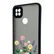 Чехол для телефона Xiaomi Redmi 9C с 3D принтом полевые цветы с высокими бортами черный 0059297 фото 4