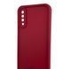Чехол силиконовый Soft Touch для Samsung Galaxy A70 бордовый (Полная защита камеры) 0054002 фото 4