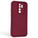 Чехол силиконовый Soft Touch для Xiaomi Redmi Note 8 Pro бордовый (Полная защита камеры) 0044114 фото 1