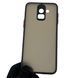 Чехол для Samsung Galaxy J6 2018 (SM-J600) матовый с высокими бортами с защитой камеры на самсунг дж6 2018 черный 0013406 фото 1