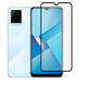 Защитное стекло МАТОВОЕ для телефона Vivo Y21 противоударное полноэкранное на виво у21 черное 0039279 фото 1