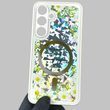 Чехол для Samsung Galaxy S24 (SM-S921B) с 3д эффектом с магнитом магсейф на самсунг с24 белый