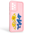 Чохол силіконовий Soft Touch з 3D принтом для Samsung Galaxy A52 5G (SM-A526) рожевий (Повний захист камери) 0042047 фото