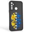 Чохол силіконовий Soft Touch з 3D принтом для Realme C3 чорний (Повний захист камери)