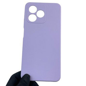 Чехол для Realme C53 силиконовый с микрофиброй нескользящий на реалми с53 сиреневый 0031815 фото