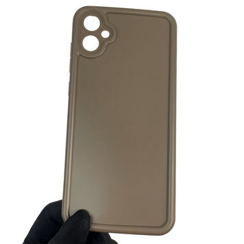 Чохол силіконовий Soft Touch для Samsung Galaxy A05 (SM-A055) коричневий (Повний захист камери) 0039493 фото