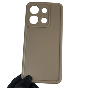 Чехол силиконовый Soft Touch для Xiaomi Redmi Note 13 4G коричневый (Полная защита камеры) 0039992 фото