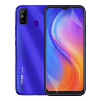 Плівка гідрогелева для Tecno Spark 6 Go (KE5) глянцева протиударна на техно спарк 6 го прозора 0003315 фото