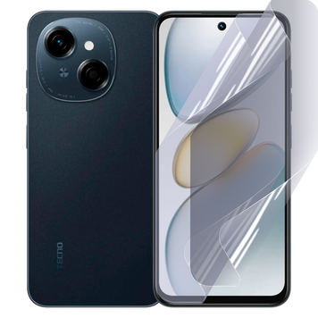 Плівка гідрогелева для Tecno Pop 9 глянцева протиударна на техно поп 9 прозора 0035122 фото