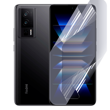 Плёнка гидрогелевая для Xiaomi Redmi K60 глянцевая на Сяоми редми к60 прозрачная 0011592 фото