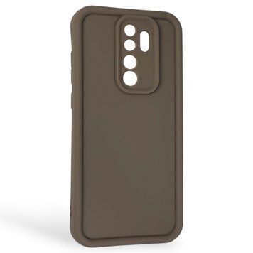 Чехол силиконовый Soft Touch для Xiaomi Redmi Note 8 Pro коричневый (Полная защита камеры) 0044115 фото