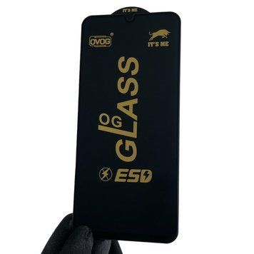 Захисне скло для телефону 6D OG Samsung Galaxy A24 SM-A245F протиударне на самсунг а24 чорне 0002496 фото