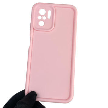 Чохол силіконовий Soft Touch для Xiaomi Redmi Note 10s рожевий (Повний захист камери) 0039940 фото