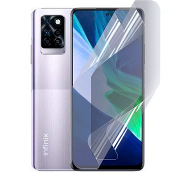 Плівка гідрогелева для Infinix Note 10 Pro NFC глянцева протиударна на інфінікс нот 10 про нфс прозора 0035272 фото