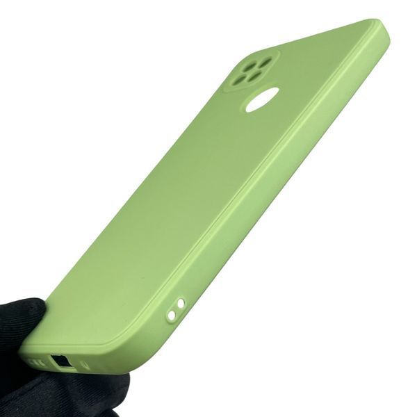 Чехол для Xiaomi Redmi 9C с квадратными гранями с защитой камеры на сяоми редми 9с фисташковый 0012764 фото