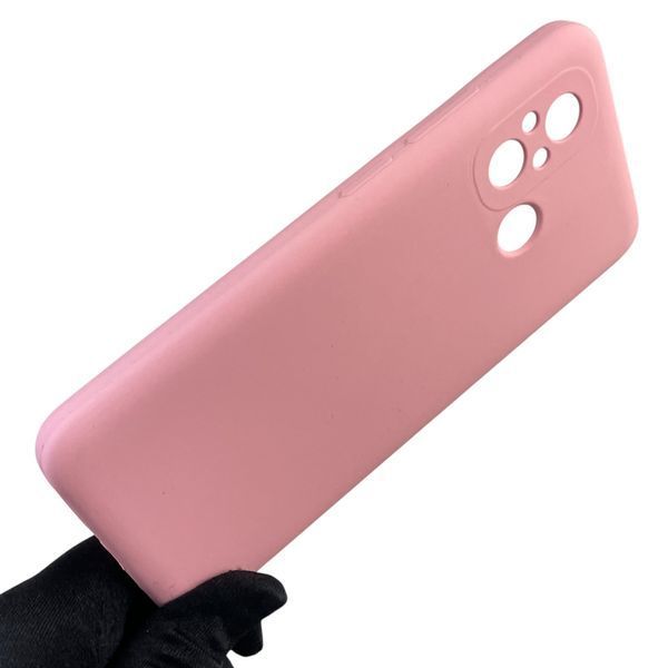 Чехол для Xiaomi Redmi 11A силиконовый с микрофиброй нескользящий на сяоми редми 11а розовый 0032562 фото
