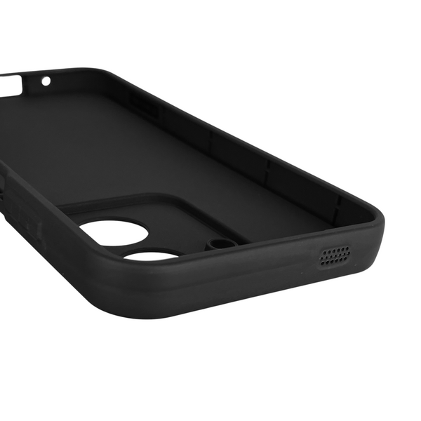 Чохол силіконовий Soft Touch з 3D принтом для Xiaomi Poco C71 чорний (Повний захист камери) 0040790 фото