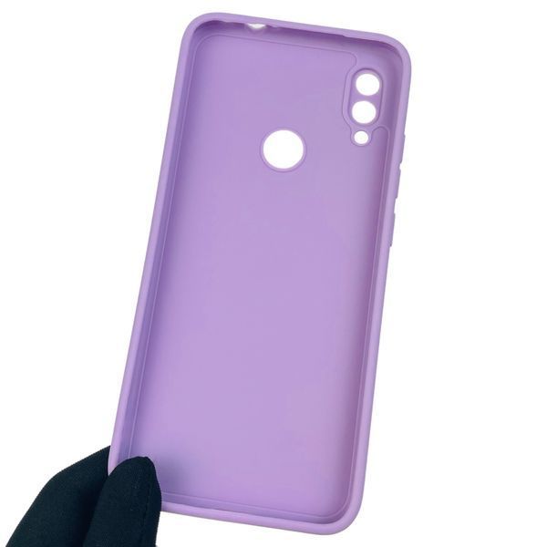 Чехол для Xiaomi Redmi Note 7 Pro с квадратными гранями с защитой камеры на сяоми редми нот 7 про сиреневый 0001235 фото