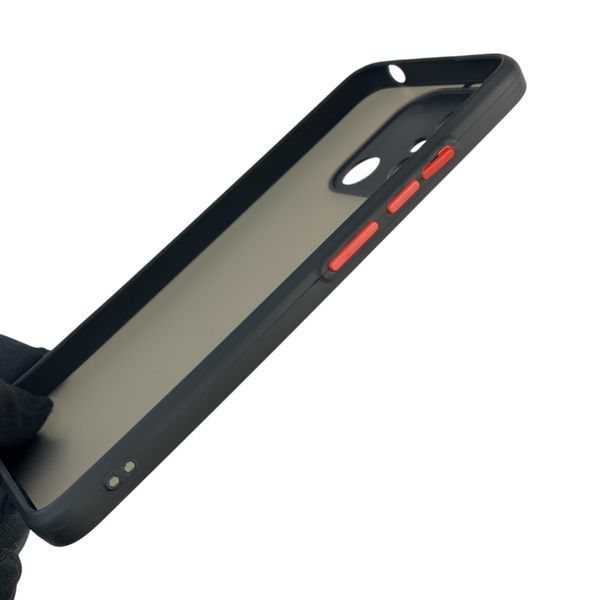 Чехол для телефона Xiaomi Redmi 11A с высокими бортами с защитой камеры на сяоми редми 11а черный 0026202 фото