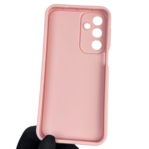 Чохол силіконовий оригінальний Soft Touch з 3D принтом злого кота для Samsung Galaxy A16 5G (SM-A166) пудровий (Повний захист камери) 0046397 фото