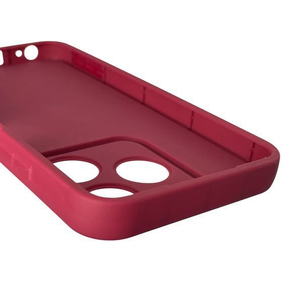Чехол силиконовый Soft Touch с 3D принтом волшебной минни маус для TECNO Spark 10C (KI5m) бордовый (Полная защита камеры) 0050429 фото