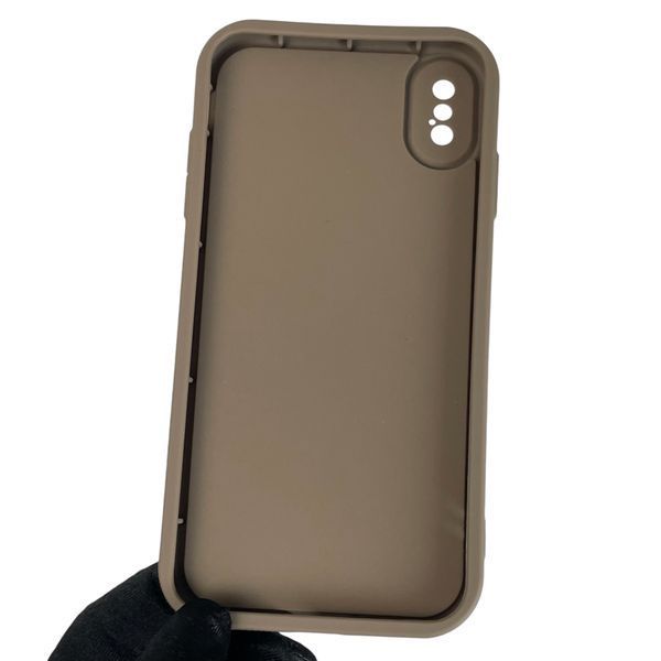 Чохол силіконовий Soft Touch для Apple iPhone Xs Max коричневий (Повний захист камери) 0044260 фото