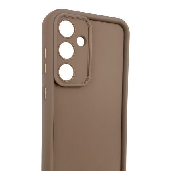 Чехол силиконовый Soft Touch для Samsung Galaxy S24 FE коричневый (Полная защита камеры) 0054098 фото