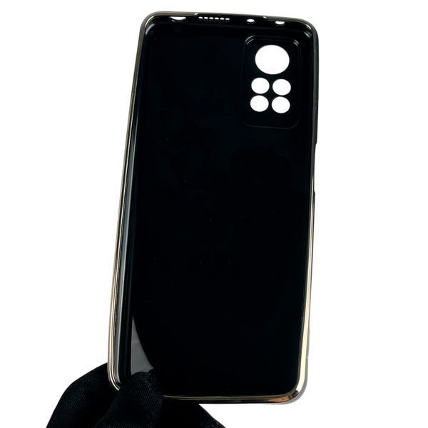 Чохол для Xiaomi Redmi Note 11 Pro (4G) зі срібною окантовкою із захистом камери на сяомі редмі нот 11 про 4 г 0008259 фото