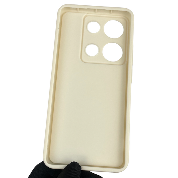 Чохол силіконовий Soft Touch з 3D принтом Майнкрафт для Xiaomi Redmi Note 14S молочний (Повний захист камери) 0041657 фото