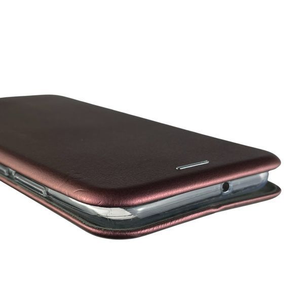 Чохол-книжка для Huawei P Smart 2019 з екошкіри із підставкою на хуавей п смарт 2019 бордова gd1 0013510 фото