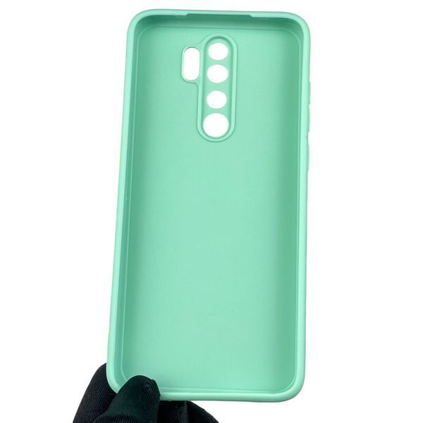 Чохол для Xiaomi Redmi Note 8 Pro з квадратними гранями із захистом камери на сяомі редмі нот 8 про м'ятний 0012915 фото