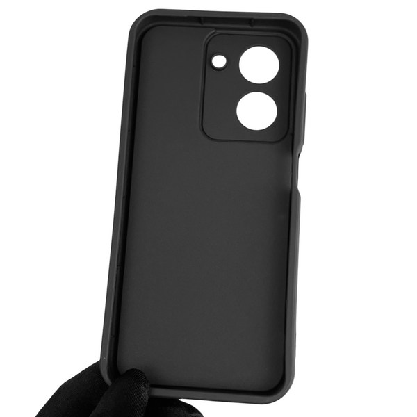 Чохол силіконовий Soft Touch з 3D принтом для Xiaomi Poco C71 чорний (Повний захист камери) 0040790 фото