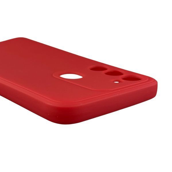 Чохол для TECNO Spark 8C (KG5n) з квадратними гранями із захистом камери на техно спарк 8с червоний 0012662 фото