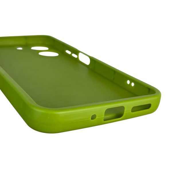 Чохол силіконовий оригінальний Soft Touch з 3D принтом мему сібу для Xiaomi Poco C65 салатовий (Повний захист камери) 0047784 фото