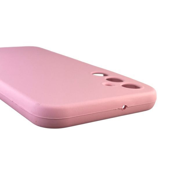 Чехол для Samsung Galaxy A24 (SM-A245F) силиконовый с микрофиброй нескользящий на самсунг а24 розовый 0031871 фото