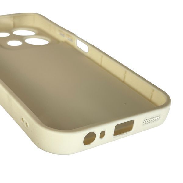 Чехол силиконовый Soft Touch с 3D принтом смешного теда мишки для Xiaomi Redmi 15C EU молочный (Полная защита камеры) 0049249 фото